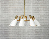 Люстра Duke Round 8 White