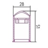 Модуль скрытого подключения для МЭМ Сунержа d 2,8 см 15-1522-0028