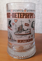 кружка пиво 0,5 Виды Петербурга
