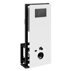 WasserKRAFT Glan 66TLT.010.ME.WH.MB02 Система инсталляции для унитазов фото