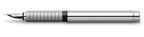 Перьевая ручка Faber-Castell Basic Metal Shiny перо F