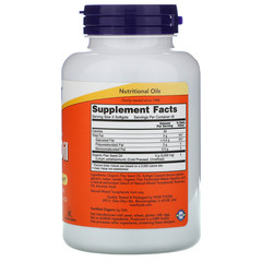 Now Foods, High Lignan Flax Oil, 1000 мг, 120 мягких желатиновых капсул