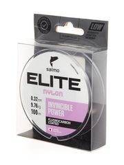 Леска монофильная SALMO Elite Fluoro Coated Nylon, 100 м, 0,32 мм, прозрачная