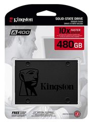 Твердотельный накопитель (SSD) Kingston 480Gb A400, SA400S37 480G, 2.5, SATA3