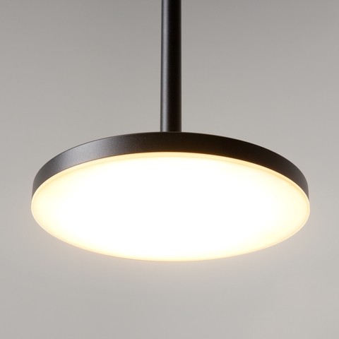 Подвесной светодиодный светильник Maytoni Plato P076PL-L12W3K-B