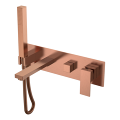 Boheme 474-2-CB Смеситель для ванны встроенный QUBIC Copper Brushed фото