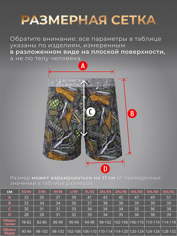 Комплект из 3-х семейных трусов - «Это Круто!»