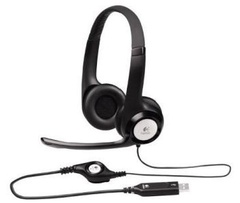 Наушники Logitech Stereo Headset H390 черный