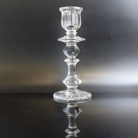 Подсвечник фигурный антуражный из стекла, 20 см, винтаж времён СССР 1970-1990 гг