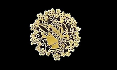 Силиконовый коврик для декора Девушка в шляпке