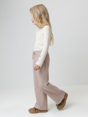 брюки  для девочки  КР 400846/латте к625