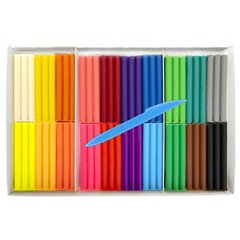 
          Пластилин Луч, 20 цветов, "Кроха", 300 гр., восковой, мягкий, со стеком, картонная упаковка