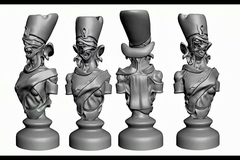 Силиконовый молд Шахматная фигура № 1 