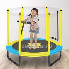 Батут с сеткой и с Т-образной ручкой, диаметр 5 фт