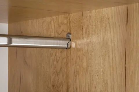 Шкаф 2-х створчатый Евро ШК-01 крафт / белый