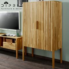 Шкаф для одежды, 90х42х150, Розенбург, буфет для кухни, из массива дуба, MAKOSA