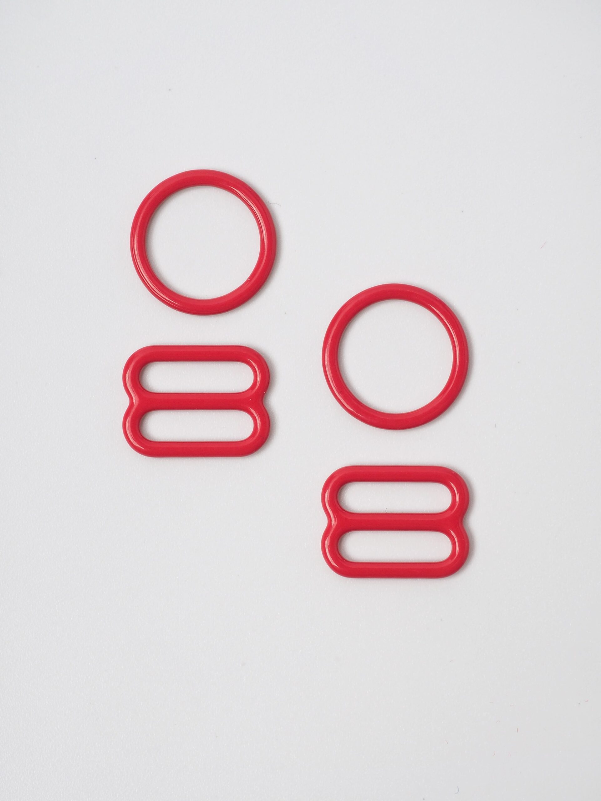 Кольцо и регулятор для бюстгальтера темно-красный 1 см