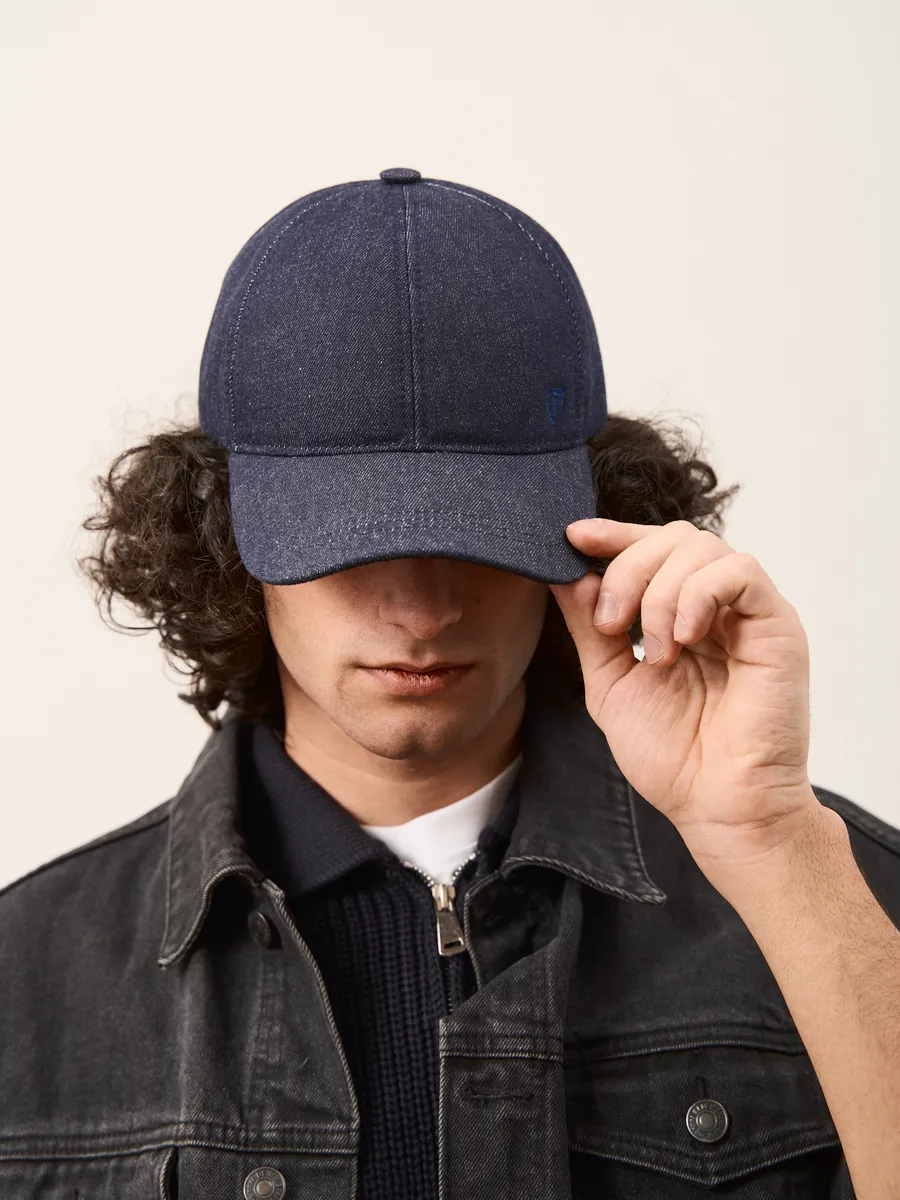 Кепка летняя джинсовая