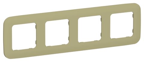 FLITE Рамка 4-мест. РУ-4-А-ФлО ол. IEK