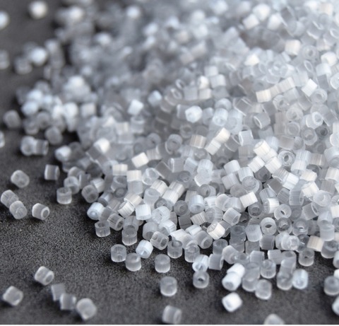 DB-0676 Бисер цилиндрический Миюки делика 11/0 Нежно-серый шелковый сатин /Miyuki delica 11/0 Silk Satin Pale Gray