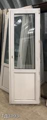 Дверь балконная пластиковая Б/У 2130(в) x 680(ш)
