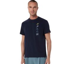 Теннисная футболка Asics Game Seasonal Graphic - midnight