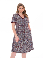 4549 Халат на пуговицах