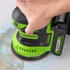 Эксцентриковая шлифмашина акк. Greenworks OS325, 24V, 125 мм, 5000-8000-11000 об/мин, амплитуда 2.4 мм, без АКБ и ЗУ (3100907) — фото 9