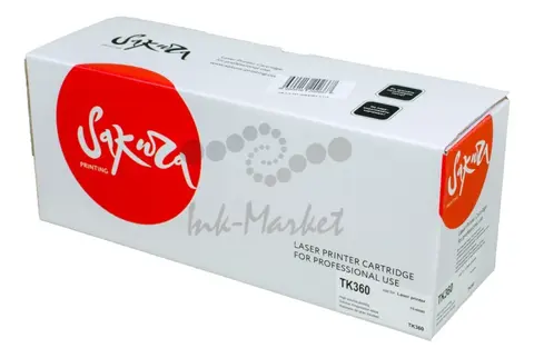 Картридж Sakura TK360 (1T02J20EU0) для Kyocera Mita, черный, 20000 к.