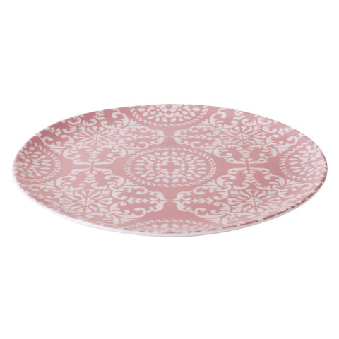 4пр набор фарфоровых декоррированных тарелок 30см