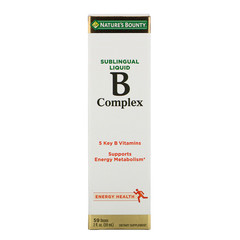 Nature's Bounty, B-Complex, жидкость под язык, 59 мл (2 жидкие унции)