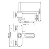 WasserKRAFT Kammel 1801 Смеситель для ванны с коротким изливом