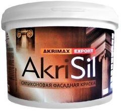 Краска силиконовая  «AkriSil» 9л/14кг (под заказ) (48)