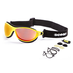 Спортивные очки OCEAN Tierra de fuego Yellow / Revo Orange Polarized lenses