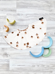 Двусторонний нагрудник Mjölk Жёлуди