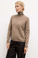 Turtleneck cappuccino color