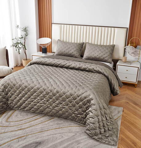 Покрывало 160x220 Sofi De MarkO Лея светло-серое