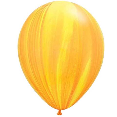 Латексный шар Агат Оранжевый
