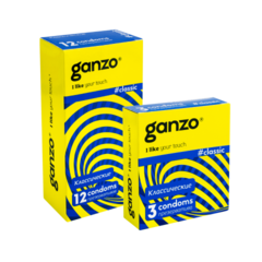 Презервативы Ganzo Classic с обильной смазкой, 12 шт.
