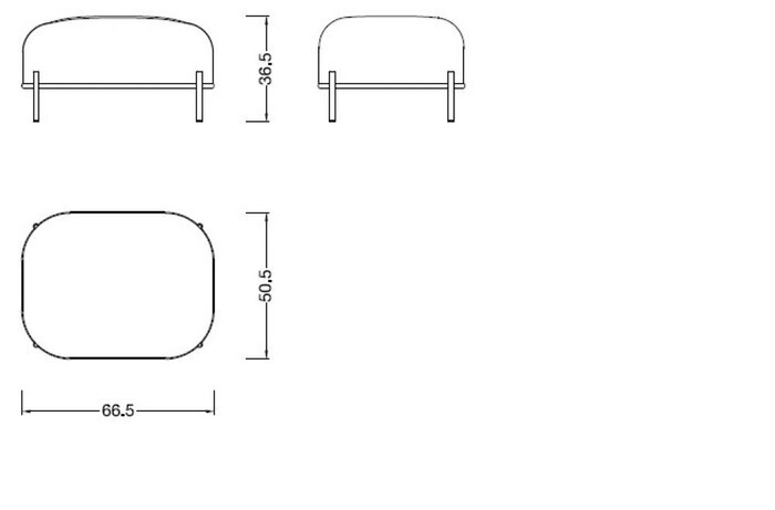 Пуф SOFA 06-T, серый
