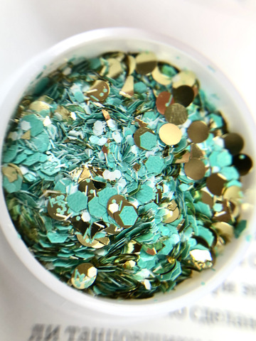 Глиттер CONFETTY MIX Tiffany