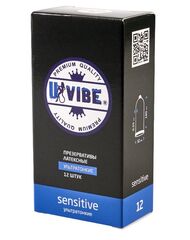 Ультратонкие презервативы Uvibe - 12 шт. - 
