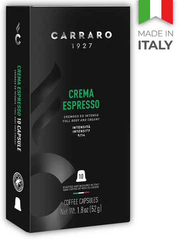 купить Кофе в капсулах Carraro Crema Espresso, 10 капсул для кофемашин Nespresso (Карраро)