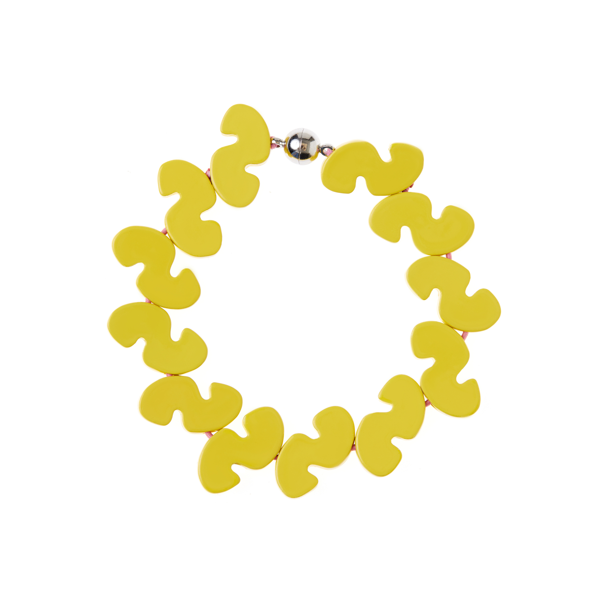 UNCOMMON MATTERS Колье Wave Kids Necklace – Yellow цена и фото