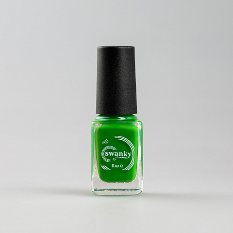 Swanky Stamping, Лак для стемпинга S09 — Зеленый