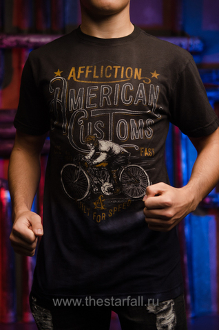 Affliction | Футболка мужская VELODROME A18056 перед