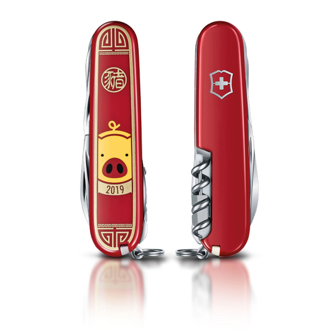 Нож складной Victorinox Huntsman LE 2019, 91 mm, 