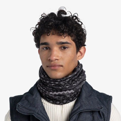 Картинка шарф-труба Buff wool lightweight Faizen Grey - 4