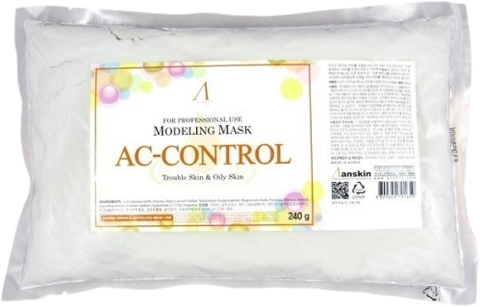 Anskin Original AC Control Modeling Mask Маска альгинатная для проблемной кожи