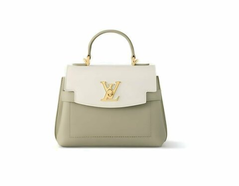 Сумка Louis Vuitton Lockme Ever Mini бежевый/зеленый